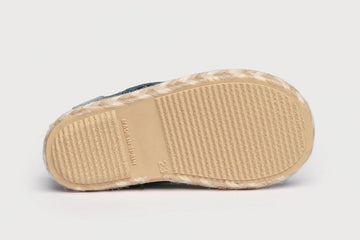 Blucher en lino con suela trenzada y cordones Jeans