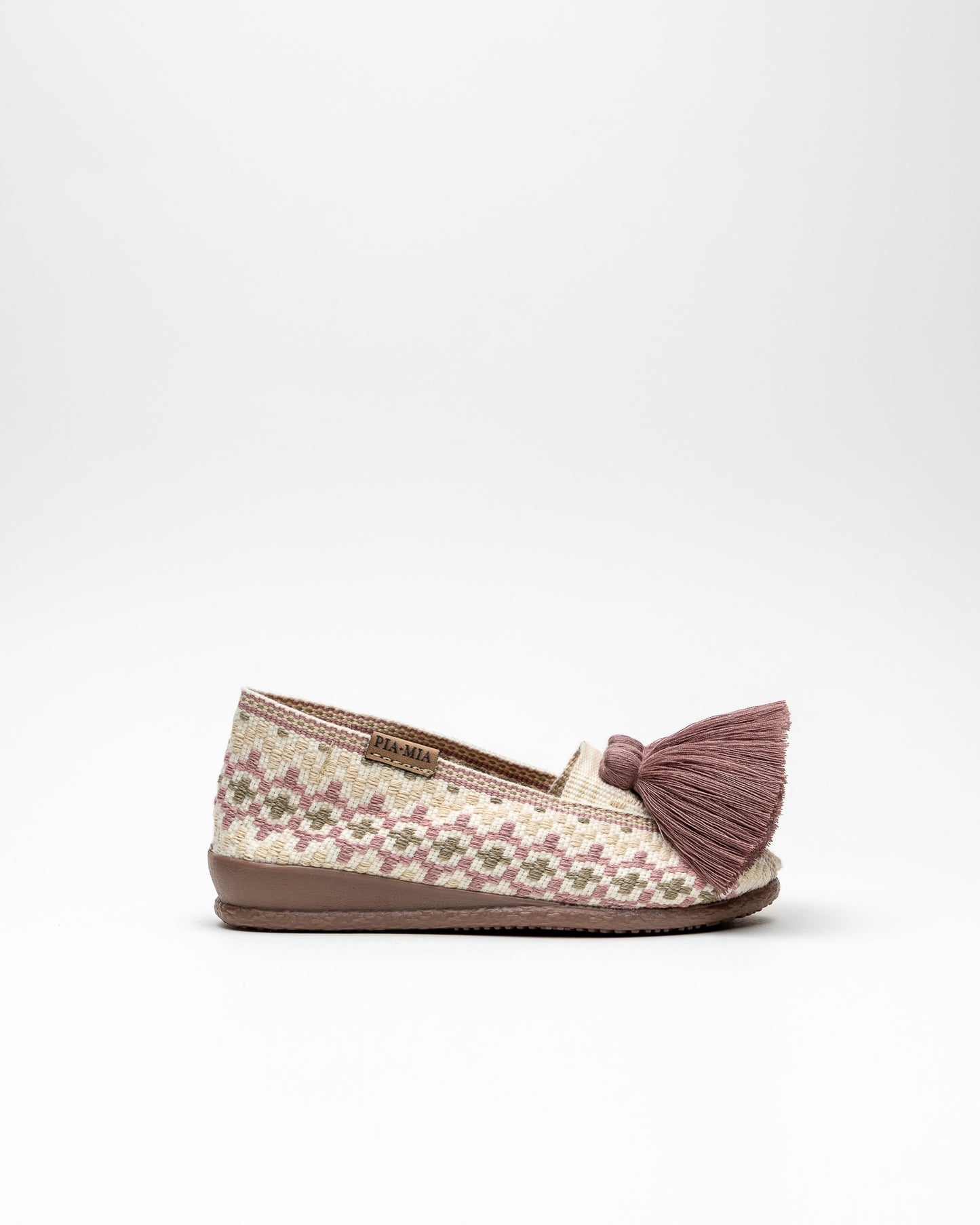 Alpargatas tejidas con pompones tallas 26-33 Rosina KIDS
