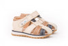 Sandalias con velcro Beige