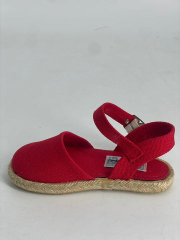 Zapatillas tipo esparteñas Rojo