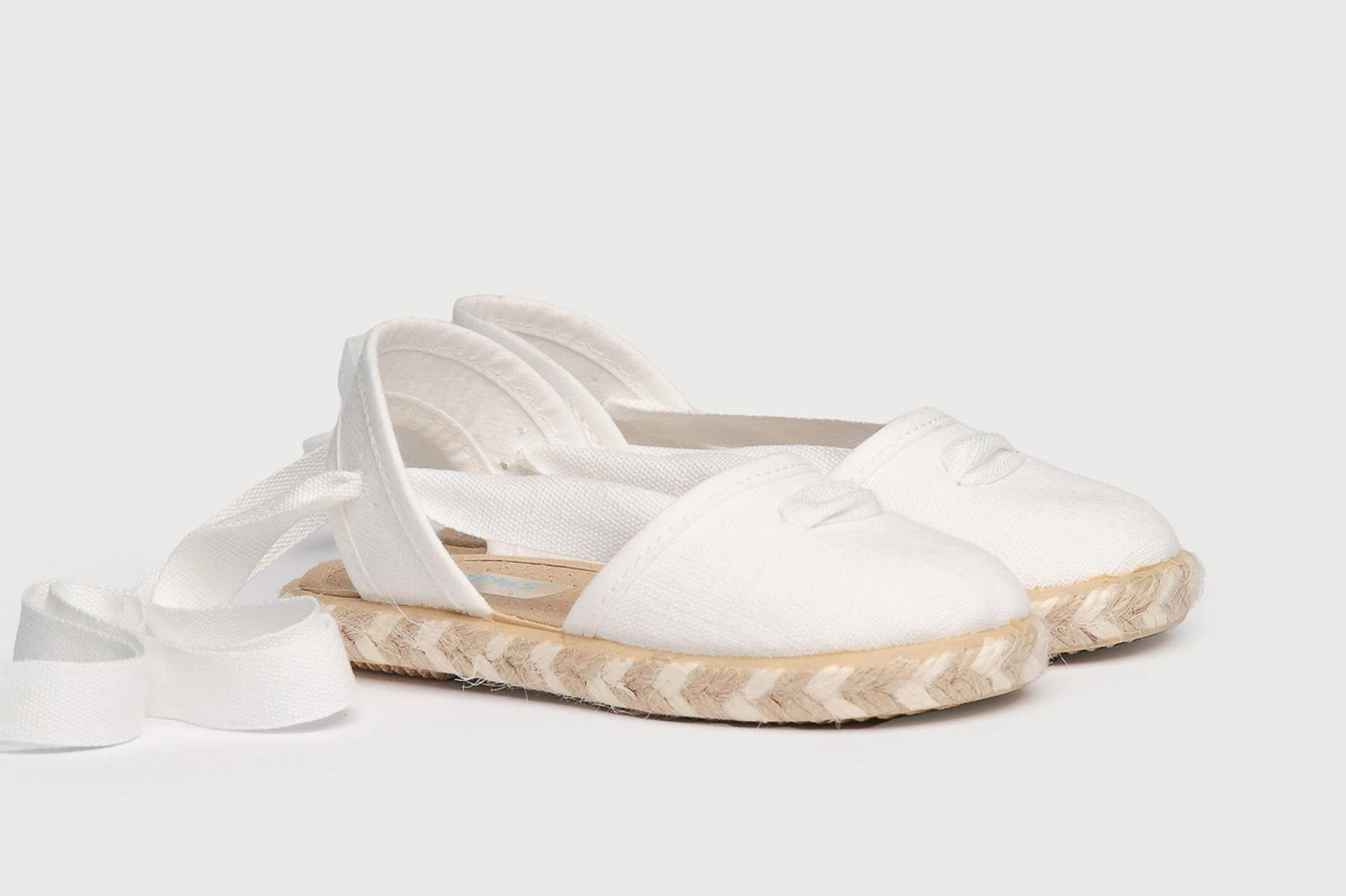 Alpargatas con suela trenzada Blanco
