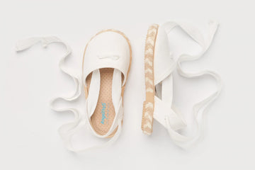 Alpargatas con suela trenzada Blanco