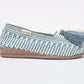 Alpargatas tejidas con pompones tallas 26-33 Blue Smoke KIDS