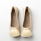 Alpargatas tejidas con pompones tallas 34-41 Daily cream ADULTS