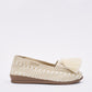 Alpargatas tejidas con pompones tallas 26-33 Daily cream KIDS