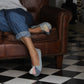 Alpargatas tejidas con pompones tallas 34-41 Blue Smoke ADULTS
