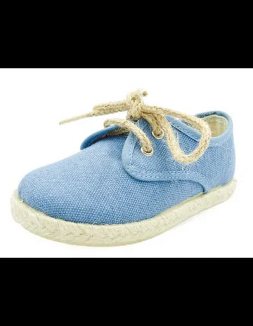 Blucher esparteña con cordones tipo soga Jeans