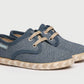 Blucher en lino con suela trenzada y cordones Jeans
