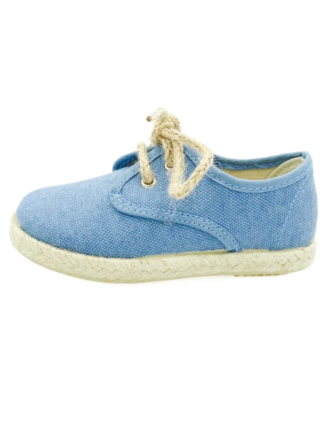 Blucher esparteña con cordones tipo soga Jeans