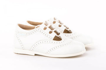 Inglesitos con cordones Blanco