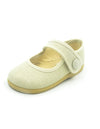 Merceditas tipo lino Beige
