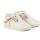 Pepito en piel suela blanda Beige