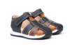 Sandalias con velcro Azul Marino