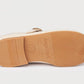Bailarina tipo lino con hebilla beige