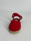 Zapatillas tipo esparteñas Rojo