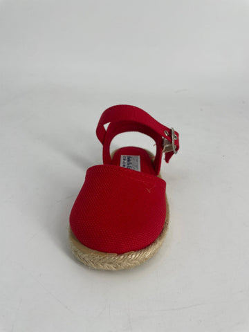 Zapatillas tipo esparteñas Rojo