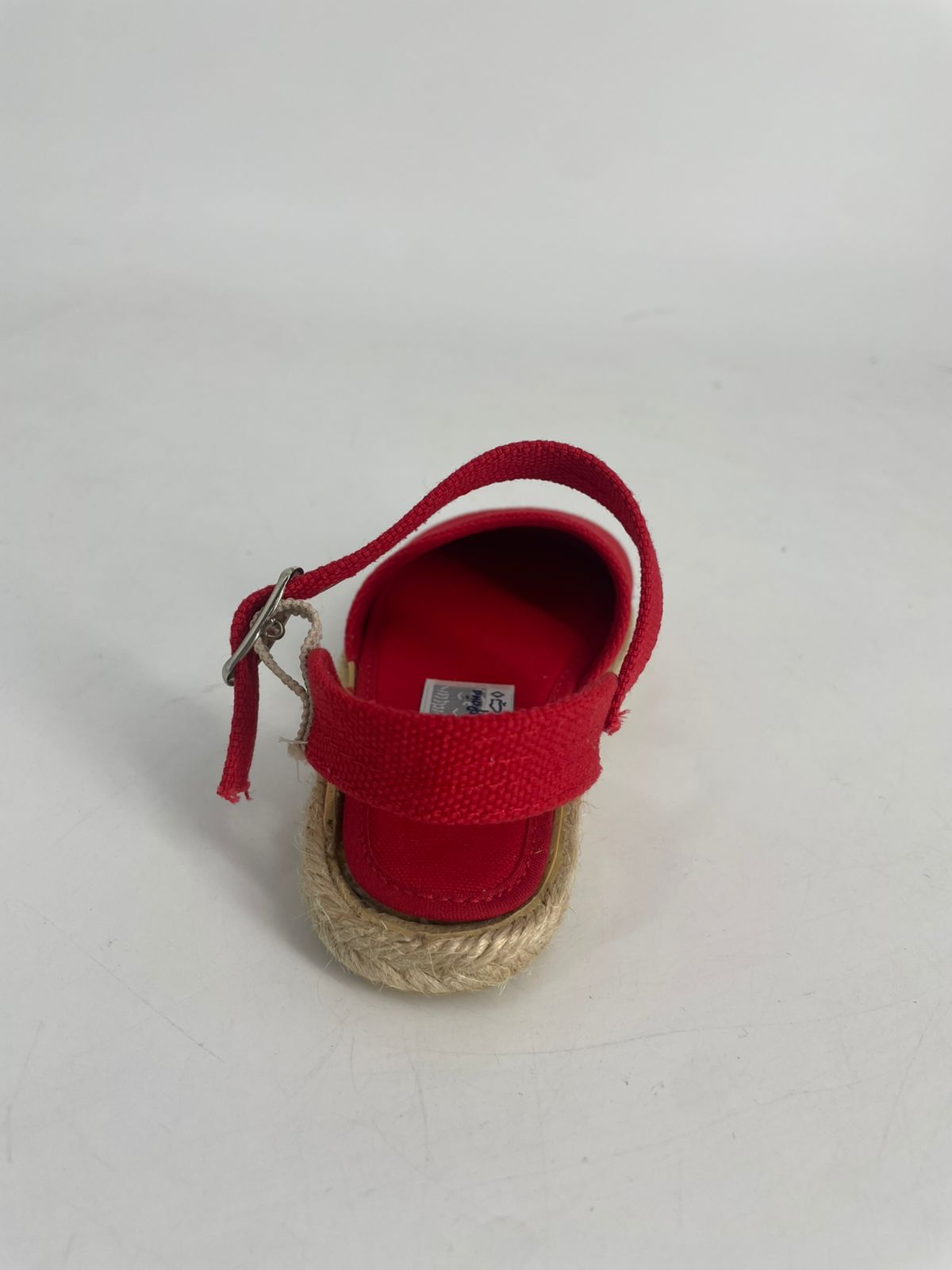 Zapatillas tipo esparteñas Rojo