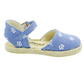 Zapatilla tipo esparteña con flores bordadas Jeans