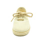 Zapatos de esparteña con cordones tipo soga beige