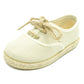 Zapatos de esparteña con cordones tipo soga beige