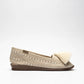 Alpargatas tejidas con pompones tallas 34-41 Daily cream ADULTS