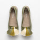 Alpargatas tejidas con pompones tallas 26-33 Olivo KIDS