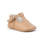 Pepito en piel suela blanda Camel